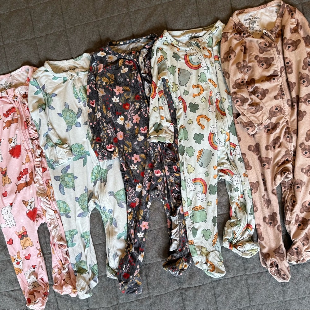 Caden Lane Kids Pajamas - Multicolor Set